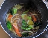 チンゲン菜とウィンナーのスープ作り方7写真