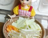 リカちゃん♡カニカマもやしキャベツ人参鍋作り方5写真