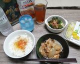 今日のおつまみ7日目。豚バラ生姜煮と♪作り方5写真