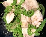福耳唐辛子の豚肉炒め作り方5写真