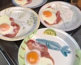 取り分けらくちんベーコンエッグ作り方7写真