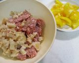 レンコン入り肉団子の黒酢あん作り方1写真