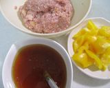 レンコン入り肉団子の黒酢あん作り方2写真