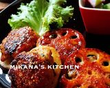 つくね蓮根定食♪♪作り方1写真