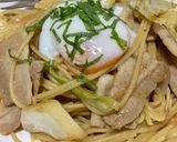 豚肉とキャベツとゴボウの和風パスタ作り方4写真
