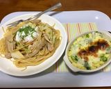 豚肉とキャベツとゴボウの和風パスタ作り方5写真