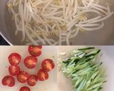 簡単 中華麺サラダ作り方1写真