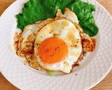 目玉焼き＊バター醤油味＊作り方3写真