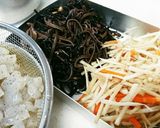 キクラゲとごぼうの炒め煮作り方5写真