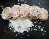 簡単！はさみ蓮根の塩焼き作り方2写真