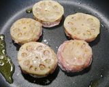 簡単！はさみ蓮根の塩焼き作り方3写真
