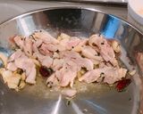 鶏肉と大葉のペペロンチーノ作り方11写真