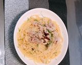 鶏肉と大葉のペペロンチーノ作り方14写真