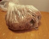 ポリ袋★かぼちゃお化けのメロンパンピザ作り方7写真