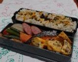 干しエビとシメジのオムレツ風卵焼き作り方5写真