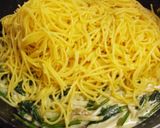 ほうれん草と牡蠣のクリームパスタ作り方28写真