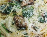 ほうれん草と牡蠣のクリームパスタ作り方31写真