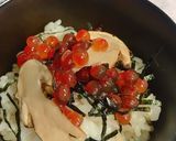 松茸ご飯にいくらの醤油漬け作り方5写真