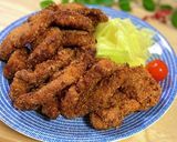 たっぷり♪肩ロース ブロック肉でトンカツ作り方1写真