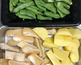 じゃが芋と薄揚げ・インゲンの炒め煮＊副菜作り方1写真