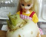 リカちゃん♡蕪となめこ餡掛け トロミUP作り方1写真
