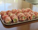 豚バラ肉と白ねぎの照り焼き作り方1写真