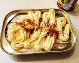 超簡単☆オイルサーディンのマヨ七味作り方1写真