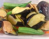 茄子とオクラの麺つゆ下ろしびたし作り方7写真