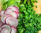 猛烈に野菜な気分にベジタリアンフリタータ作り方2写真