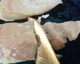 節約!リメイク【鶏胸のミートチーズ焼き】作り方3写真