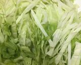キャベツたっぷり☆お味噌汁作り方1写真