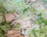 キャベツたっぷり☆お味噌汁作り方4写真