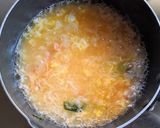 チンゲン菜とベーコンの中華スープリゾット作り方6写真