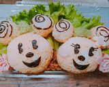 カボチャミッキー キャラ弁 ハロウィン♪作り方3写真
