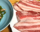 豚バラねぎ塩レモン焼き作り方1写真