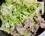 キャベツもやし豚肉の副菜(派生で2品)作り方1写真