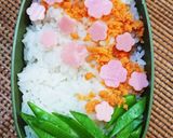 お弁当にお花を咲かせましょ(⁎˃ᴗ˂⁎)作り方6写真