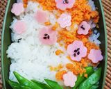 お弁当にお花を咲かせましょ(⁎˃ᴗ˂⁎)作り方7写真