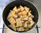 鰹節で豊かな風味*たけのこと厚揚げの煮物作り方6写真