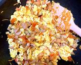ソーセージと野菜の炒飯(햄채소볶음밥)作り方4写真