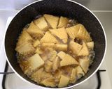 鰹節で豊かな風味*たけのこと厚揚げの煮物作り方9写真
