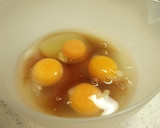 まるでエビ入り♪いさだ醤油で厚焼き卵作り方3写真