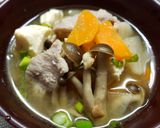 秋の豚汁しめじと生姜作り方6写真