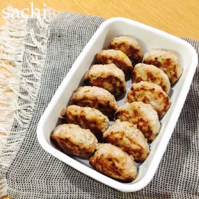 お弁当にも！チーズ入り鶏つくね by sachi825 【クックパッド