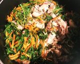 超簡単鯖缶⑦人参葉・人参・鯖缶で飯の友作り方4写真