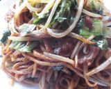 レタスの外葉活用＊太麺焼きそば♪作り方3写真