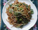 レタスの外葉活用＊太麺焼きそば♪作り方5写真