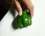ピーマンの切り方　ズボラ簡単作り方1写真