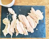 鶏ハムとブロッコリーのゴマダレあえ作り方2写真