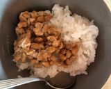 納豆とズッキーニの中華風まぜご飯作り方2写真